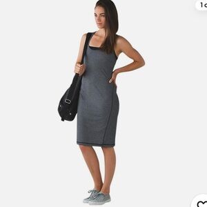 🍋lululemon athletica Women's Grey Go For It Dress